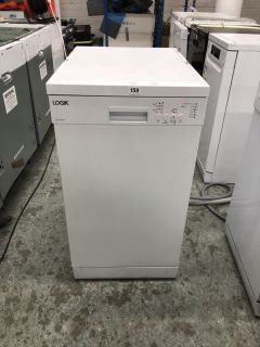 LOGIK SLIMLINE DISHWASHER MODEL NO: LDW45W22 (COLLECTION OR OPTIONAL DELIVERY AVAILABLE*)