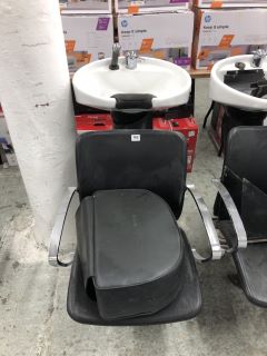 SALON BACKWASH UNIT EQUIPPED WITH CHAIR & ADJUSTABLE SINK (COLLECTION OR OPTIONAL DELIVERY AVAILABLE*)