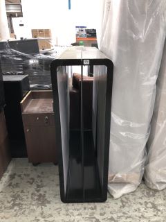 2 X BLACK TV STANDS (COLLECTION OR OPTIONAL DELIVERY AVAILABLE*)