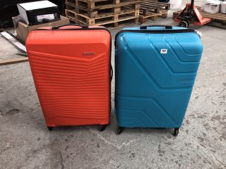 2 X AMERICAN TOURISTER SUITCASES (COLLECTION OR OPTIONAL DELIVERY AVAILABLE*)