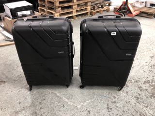 2 X AMERICAN TOURISTER SUITCASES (COLLECTION OR OPTIONAL DELIVERY AVAILABLE*)