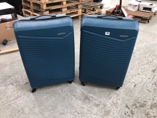 2 X AMERICAN TOURISTER SUITCASES (COLLECTION OR OPTIONAL DELIVERY AVAILABLE*)