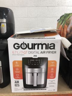 2 X GOURMIA AIR FRYERS (COLLECTION OR OPTIONAL DELIVERY AVAILABLE*)