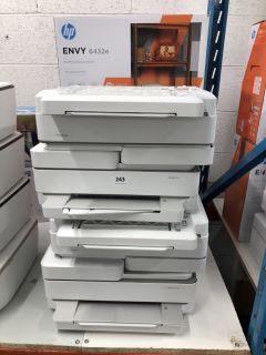 6 X HP ENVY PRINTERS INC 6432 (COLLECTION OR OPTIONAL DELIVERY AVAILABLE*)