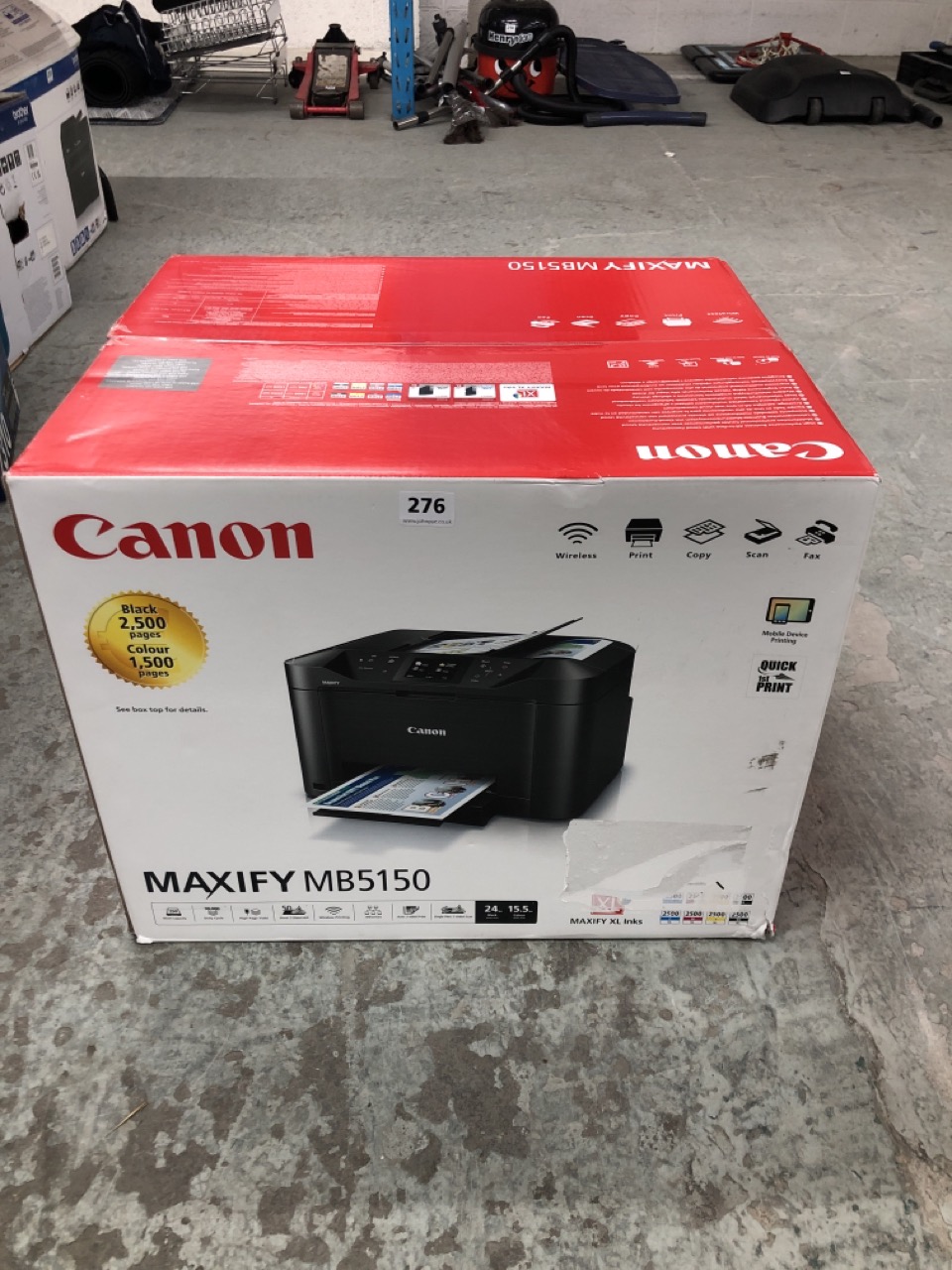 John Pye Auctions - CANON MAXIFY MB5150 PRINTER (COLLECTION OR