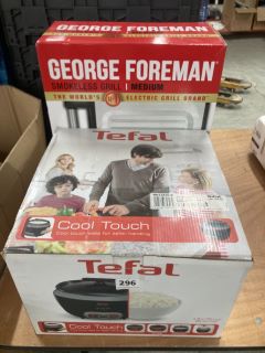 2 X KITCHEN ITEMS INC GEORGE FOREMAN GRILL (COLLECTION OR OPTIONAL DELIVERY AVAILABLE*)