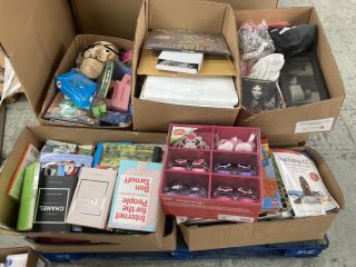 PALLET OF ASSORTED BOOKS, STUDY BOOKS & PUZZLES (COLLECTION OR OPTIONAL DELIVERY AVAILABLE*)