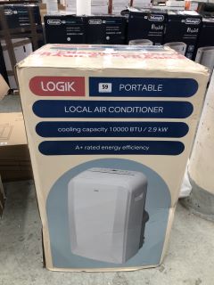 LOGIK LOCAL PORTABLE AIR CONDITIONER MODEL NO: LAC10C22 (COLLECTION OR OPTIONAL DELIVERY AVAILABLE*)