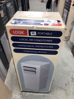 LOGIK LOCAL PORTABLE AIR CONDITIONER MODEL NO: LAC07C22 (COLLECTION OR OPTIONAL DELIVERY AVAILABLE*)