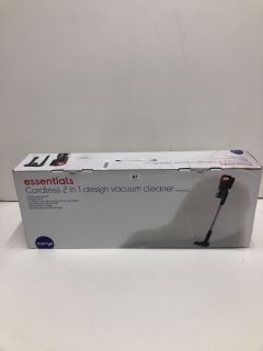 ESSENTIALS CORDLESS 2-IN-1 VACUUM CLEANER (SEALED - PACKAGING DAMAGED) (COLLECTION OR OPTIONAL DELIVERY AVAILABLE*)