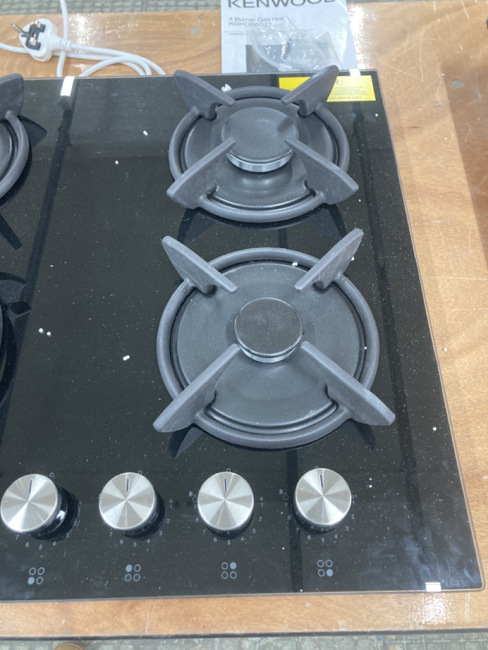 John Pye Auctions KENWOOD KGHOB6G21 4 BURNER GAS HOB (COLLECTION OR OPTIONAL DELIVERY AVAILABLE*)
