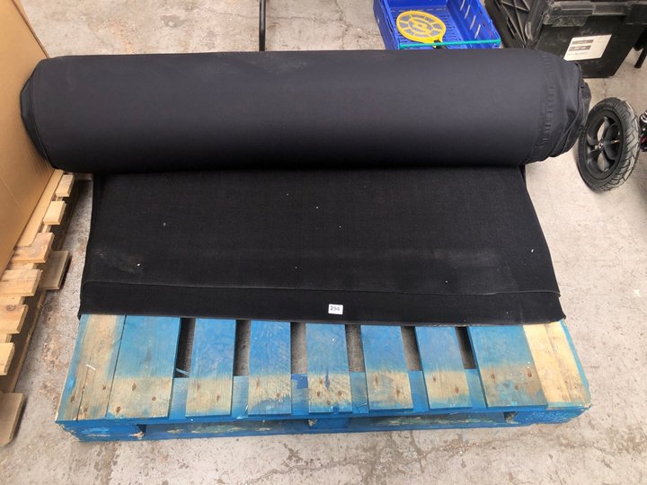 John Pye Auctions SEAMATE FLOORING CARPET IN BLACK LOCATION B4 (KERBSIDE PALLET DELIVERY)