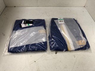 NIKE X NBA WARRIORS JACKET AND SHORTS LOOSE FIT SET IN BLUE - SIZES: JACKET: EXTRA LARGE, SHORTS: EXTRA LARGE: LOCATION - J5