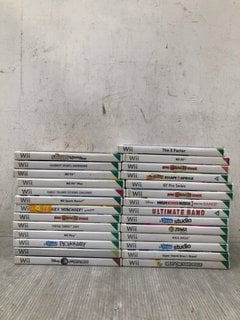 QTY OF ASSORTED WII GAMES TO INCLUDE CELEBRITY SPORTS SHOWDOWN (PEGI 7) - SONIC AND THE SECRET RINGS (PEGI 7): LOCATION - H10