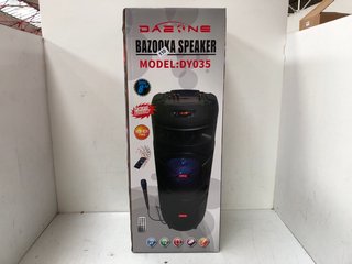 ZAZONE DUAL 8" BAZOOKA SPEAKER - MODEL: DY035: LOCATION - J5