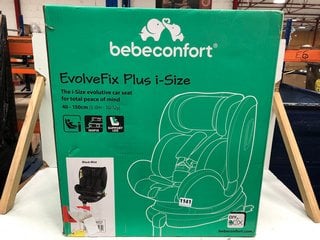 BEBECONFORT EVOLVEFIX PLUS I-SIZE 360 GROUP 1/2/3 CAR SEAT IN BLACK - RRP £249.99: LOCATION - H6