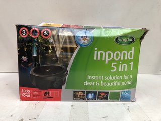 BLAGDON INPOND 5 IN 1 3000 INSTANT SOLUTION FILTER SYSTEM - RRP £149.99: LOCATION - H6