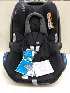 MAXI COSI CABRIOFIX GROUP 0+/1/2 CAR SEAT IN BLACK - RRP £119.99: LOCATION - H5