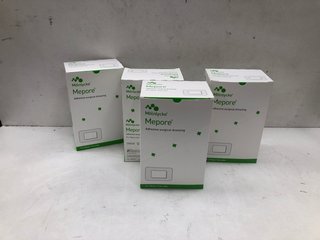 4 X BOXES OF MOLNLYCKE MEPORE ADHESIVE SURGICAL DRESSINGS: LOCATION - H2