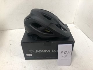 FOX RACING MAINFRAME PERFORMANCE HELMET IN BLACK - SIZE: LARGE: LOCATION - J9