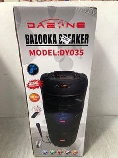 DAZONE DUAL 8" BAZOOKA SPEAKER - MODEL: DY035: LOCATION - J15