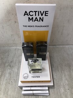 YODEYMA PARIS ACTIVE MAN SHOP TESTER KIT WITH STAND: LOCATION - J16