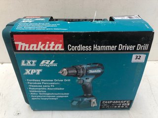 MAKITA DHP485SFE CORDLESS HAMMER DRIVER DRILL - RRP £179.99: LOCATION - J1