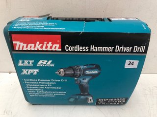 MAKITA DHP485SFE CORDLESS HAMMER DRIVER DRILL - RRP £179.99: LOCATION - J1