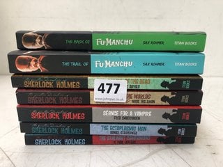 QTY OF ASSORTED BOOKS TO INCLUDE THE MASK OF FU MANCHU BY SAX ROHMER: LOCATION - I16