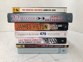 QTY OF ASSORTED BOOKS TO INCLUDE 22 SECONDS BY JAMES PATTERSON: LOCATION - I16