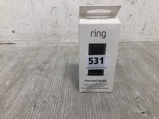 RING DOORBELL WIRED IN BLACK: LOCATION - I14