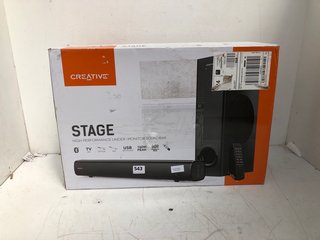 CREATIVE STAGE SOUNDBAR IN BLACK: LOCATION - I14