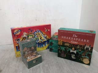 QTY OF ASSORTED GAMES TO INCLUDE THE SHAKESPEARE GAME: LOCATION - I11