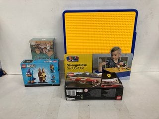 QTY OF ASSORTED TOYS AND GAMES TO INCLUDE LEGO BRICK HEADZ ROAD RUNNER AND WILE E. COYOTE: LOCATION - I10