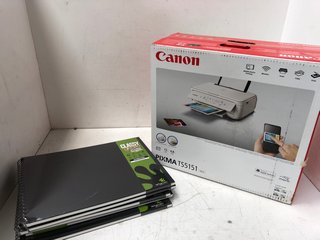 6 X ASSORTED OFFICE ITEMS AND APPLIANCES - TO INCLUDE CANON PIXMA TS5151 PRINTER: LOCATION - J3