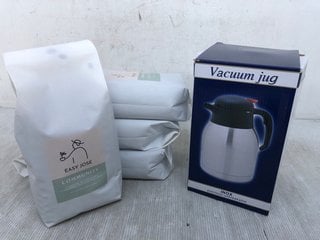 COFFEE INSCRIBED VACUUM JUG 2.0L TO INCLUDE QTY OF EASY JOSE COMMUNITY 100% SPECIALTY ARABICA COFFEE - BBE UNKNOWN: LOCATION - I8