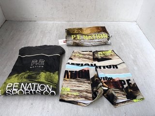 QTY OF ASSORTED PE NATION CLOTHING IN VARIOUS SIZES TO INCLUDE BIKE SHORT SCENE PRINT - SIZE SMALL: LOCATION - I5