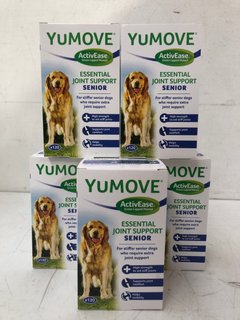 QTY OF YUMOVE ACTIVEASE GREEN LIPPED MUSSEL ESSENTIAL JOINT SUPPORT SENIOR FOR ANIMALS - BBE 10/23: LOCATION - I4