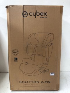 CYBEX SILVER SOLUTION X-FIX CAR SEAT IN BLACK - RRP £175: LOCATION - I2