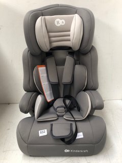 KINDERKRAFT SAFETY FIX CAR SEAT IN GREY: LOCATION - I2