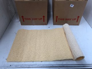 2 X BOXES OF LOOFAH SHOWER MATS: LOCATION - J4