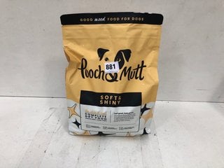 POOCH & MUTT SOFT & SHINY COMPLETE DRY DOG FOOD - BBE 25/7/24: LOCATION - H16