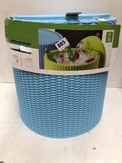 KETER 39L COOL STOOL IN BLUE: LOCATION - H16