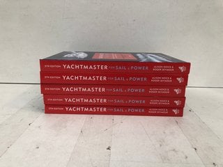 5 X YACHT MASTER FOR SAIL 7 POWER 5TH EDITION BOOKS: LOCATION - H15