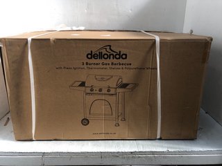 DELLONDA 3 BURNER GAS BARBEQUE: LOCATION - H15