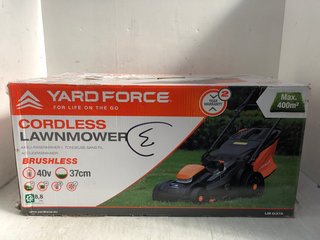 YARDFORCE 37CM 40V CORDLESS LAWNMOWER: LOCATION - H14