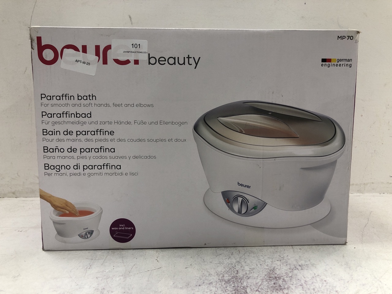 John Pye Auctions BEURER BEAUTY PARAFFIN BATH FOR SMOOTH AND SOFT HANDS, FEET AMD ELBOWS RRP £60