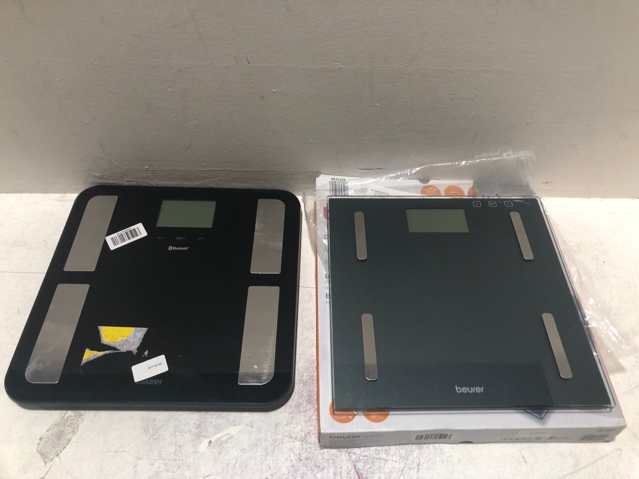 John Pye Auctions 2 X DIGITAL BATHROOM SCALES/ BODY FAT READER / BMI