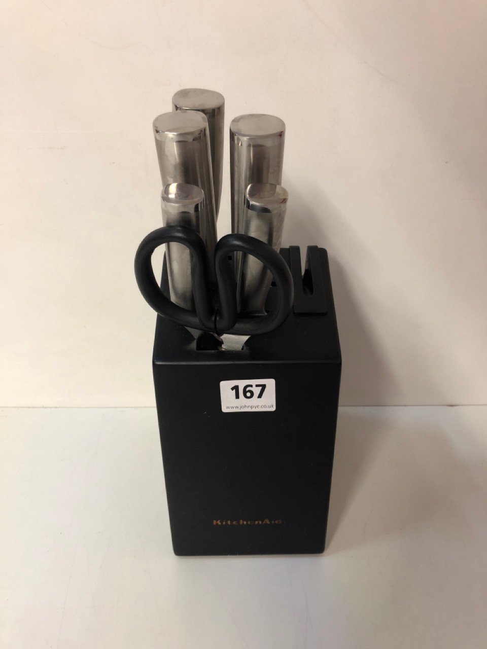 John Pye Auctions KITCHENAID KNIFE BLOCK 6 PIECE (18+ ID REQUIRED)