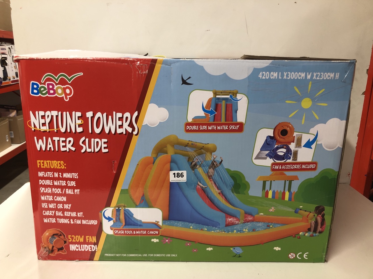 John Pye Auctions BEBOP NEPTUNE TOWERS WATER SLIDE SET